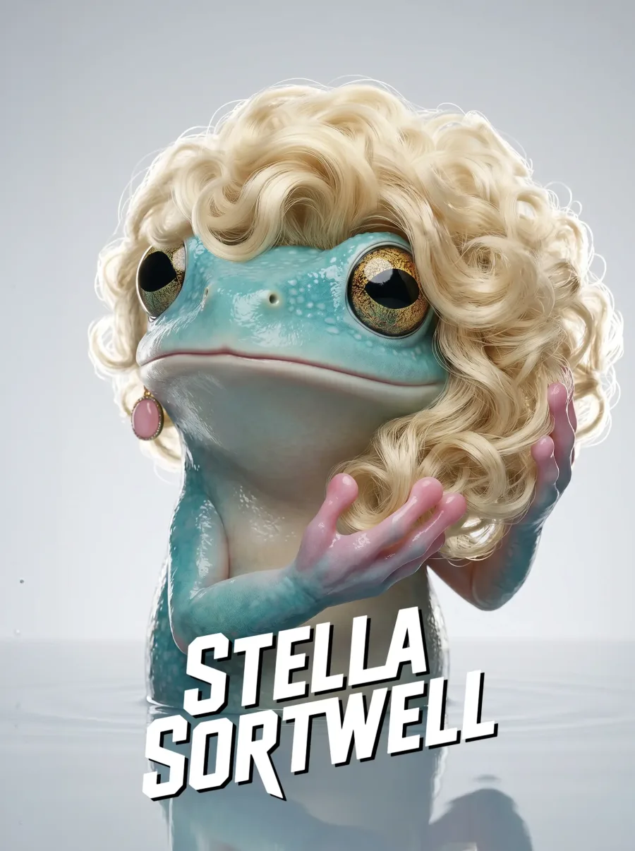 Karakterposter van Stella Sortwell, de planner