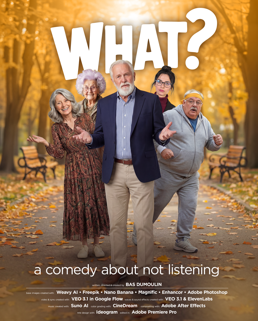 What? hoofdposter